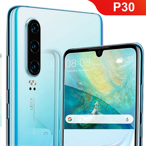 Ultra Clear Full Screen Protector Tempered Glass F02 for Huawei P30 Black