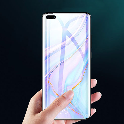 Ultra Clear Full Screen Protector Tempered Glass F02 for Huawei P40 Pro Black