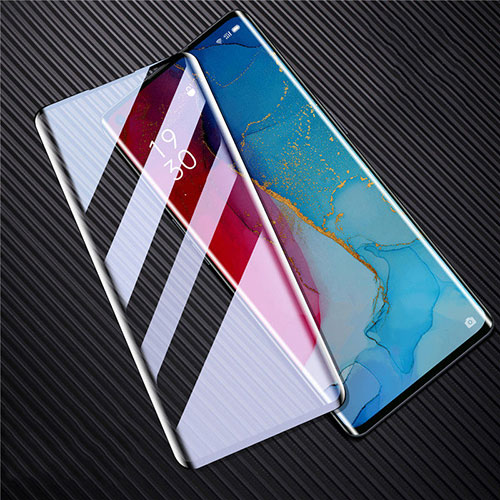 Ultra Clear Full Screen Protector Tempered Glass F02 for Oppo Reno3 Pro Black