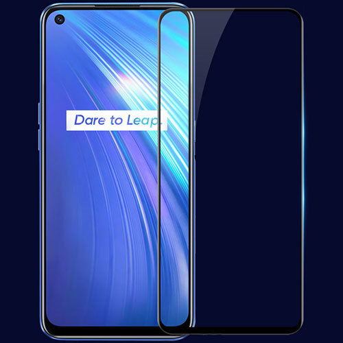 Ultra Clear Full Screen Protector Tempered Glass F02 for Realme 6s Black