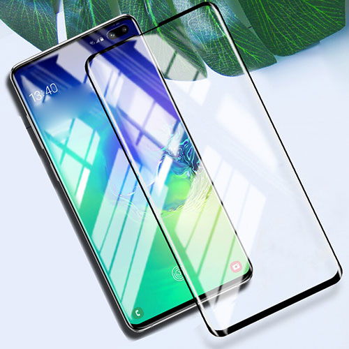 Ultra Clear Full Screen Protector Tempered Glass F02 for Samsung Galaxy S10 5G SM-G977B Black