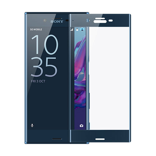 Ultra Clear Full Screen Protector Tempered Glass F02 for Sony Xperia XZs Blue