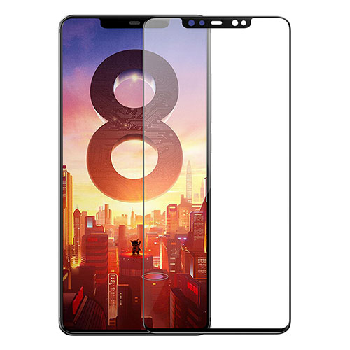 Ultra Clear Full Screen Protector Tempered Glass F02 for Xiaomi Mi 8 Pro Global Version Black