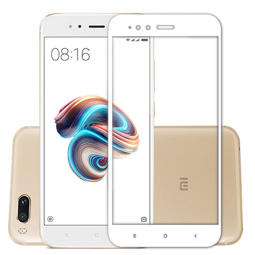 Ultra Clear Full Screen Protector Tempered Glass F02 for Xiaomi Mi A1 White