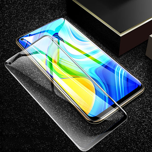 Ultra Clear Full Screen Protector Tempered Glass F02 for Xiaomi Redmi Note 9 Black