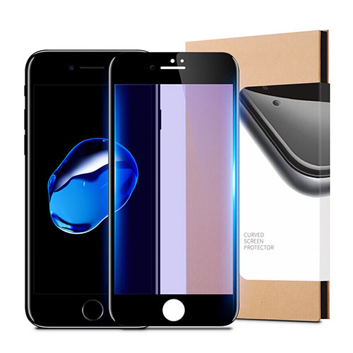 Ultra Clear Full Screen Protector Tempered Glass F03 for Apple iPhone 8 Plus Black