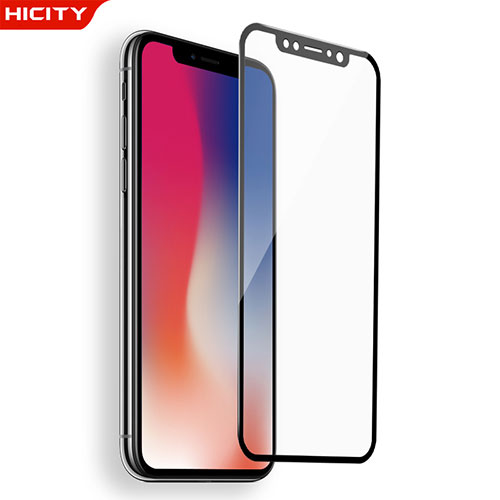 Ultra Clear Full Screen Protector Tempered Glass F03 for Apple iPhone Xs Black