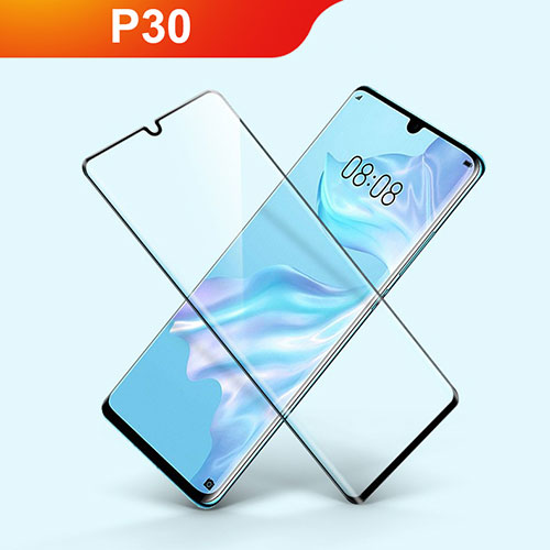 Ultra Clear Full Screen Protector Tempered Glass F03 for Huawei P30 Black