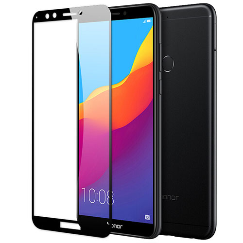 Ultra Clear Full Screen Protector Tempered Glass F03 for Huawei Y6 (2018) Black