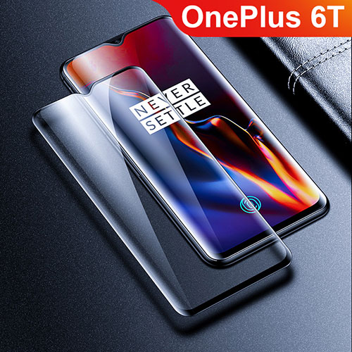 Ultra Clear Full Screen Protector Tempered Glass F03 for OnePlus 6T Black