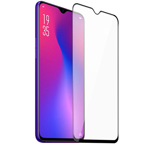 Ultra Clear Full Screen Protector Tempered Glass F03 for Oppo A9 Black