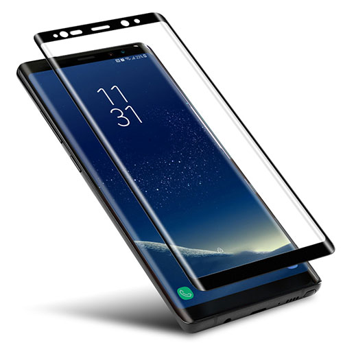Ultra Clear Full Screen Protector Tempered Glass F03 for Samsung Galaxy Note 8 Black