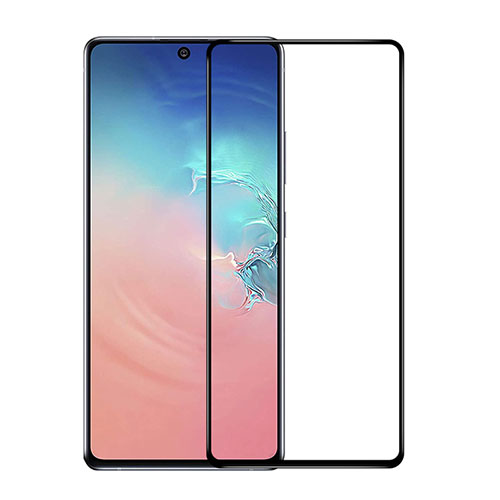 Ultra Clear Full Screen Protector Tempered Glass F03 for Samsung Galaxy S10 Lite Black