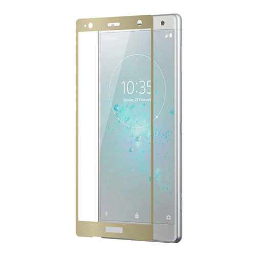 Ultra Clear Full Screen Protector Tempered Glass F03 for Sony Xperia XZ2 Premium Gold