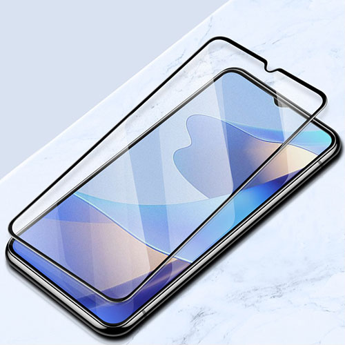 Ultra Clear Full Screen Protector Tempered Glass F03 for Vivo Y20s Black