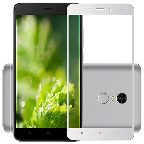 Ultra Clear Full Screen Protector Tempered Glass F03 for Xiaomi Redmi Note 4 Standard Edition White