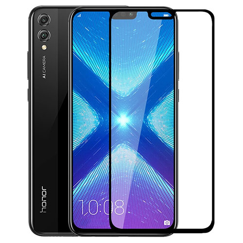 Ultra Clear Full Screen Protector Tempered Glass F04 for Huawei Honor 8X Black