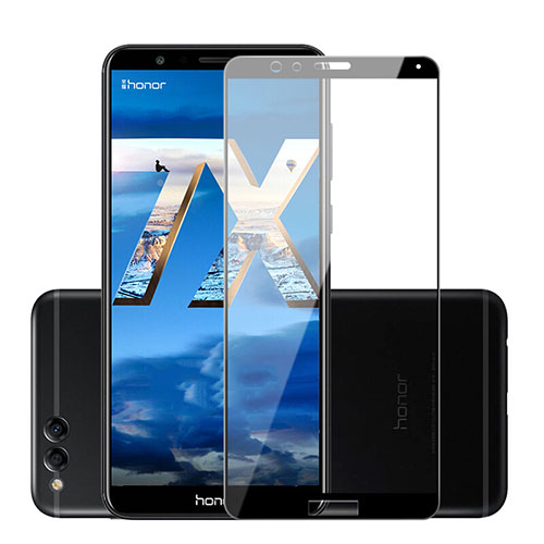 Ultra Clear Full Screen Protector Tempered Glass F04 for Huawei Honor Play 7X Black