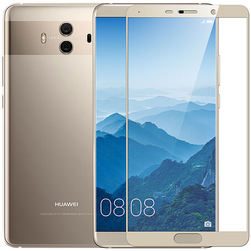 Ultra Clear Full Screen Protector Tempered Glass F04 for Huawei Mate 10 Gold