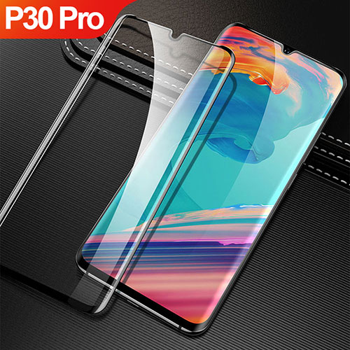 Ultra Clear Full Screen Protector Tempered Glass F04 for Huawei P30 Pro Black