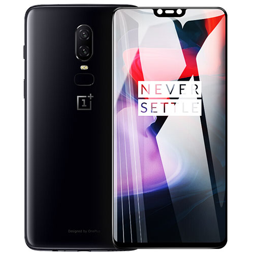 Ultra Clear Full Screen Protector Tempered Glass F04 for OnePlus 6 Black