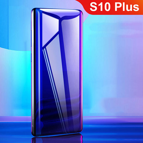Ultra Clear Full Screen Protector Tempered Glass F04 for Samsung Galaxy S10 Plus Black