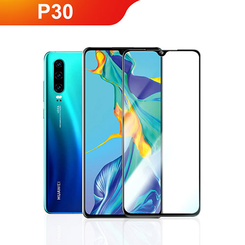 Ultra Clear Full Screen Protector Tempered Glass F05 for Huawei P30 Black
