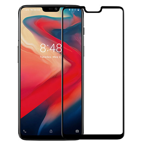 Ultra Clear Full Screen Protector Tempered Glass F05 for OnePlus 6 Black