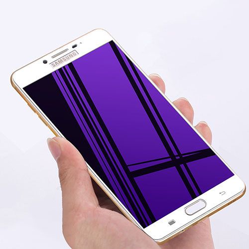 Ultra Clear Full Screen Protector Tempered Glass F05 for Samsung Galaxy C5 SM-C5000 White