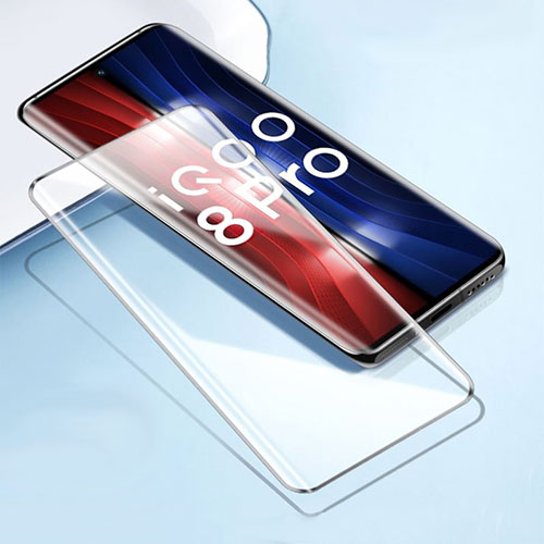 Ultra Clear Full Screen Protector Tempered Glass F05 for Vivo iQOO 8 Pro 5G Black