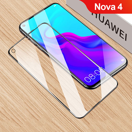 Ultra Clear Full Screen Protector Tempered Glass F06 for Huawei Nova 4 Black