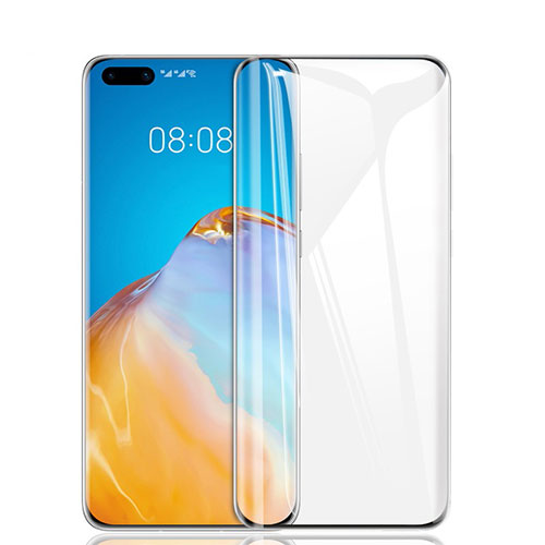 Ultra Clear Full Screen Protector Tempered Glass F06 for Huawei P40 Pro Black