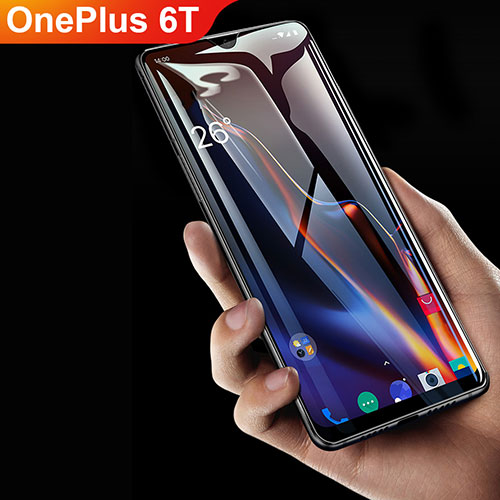 Ultra Clear Full Screen Protector Tempered Glass F06 for OnePlus 6T Black