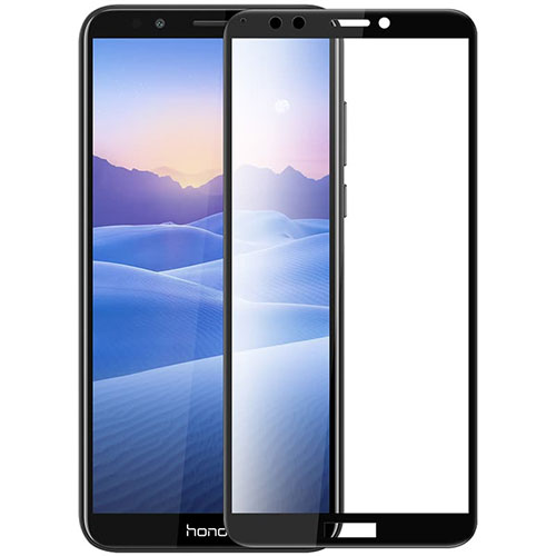 Ultra Clear Full Screen Protector Tempered Glass F07 for Huawei Enjoy 8 Black