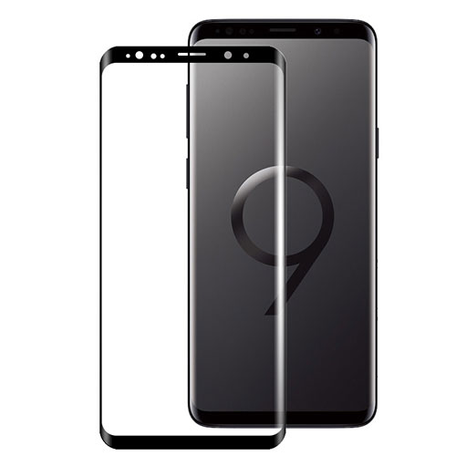 Ultra Clear Full Screen Protector Tempered Glass F07 for Samsung Galaxy S9 Plus Black