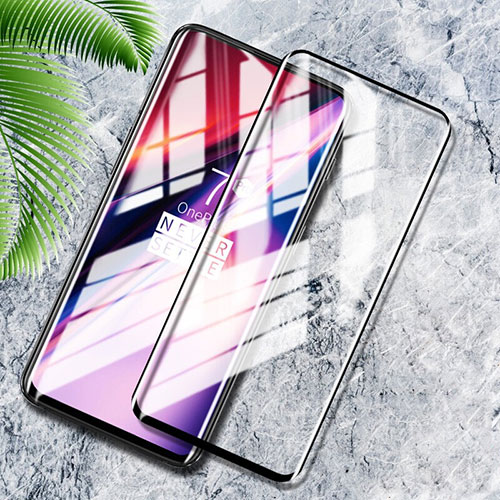 Ultra Clear Full Screen Protector Tempered Glass F08 for OnePlus 7T Pro 5G Black