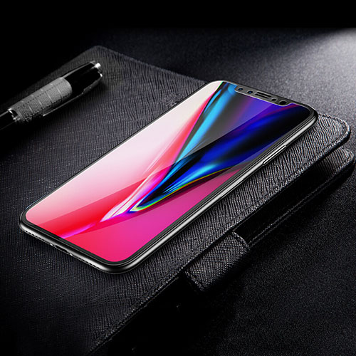Ultra Clear Full Screen Protector Tempered Glass F15 for Apple iPhone X Black
