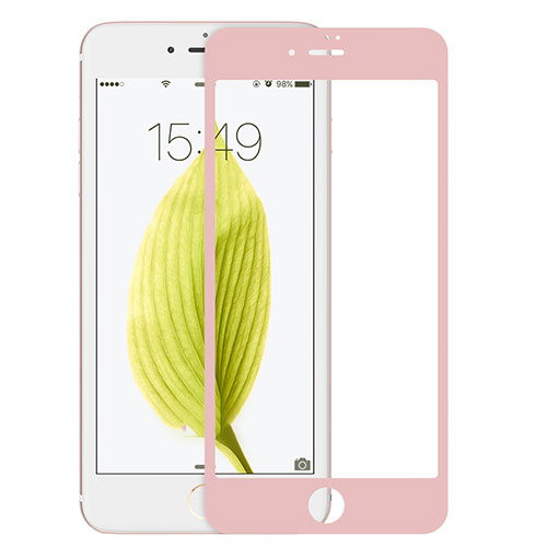 Ultra Clear Full Screen Protector Tempered Glass F18 for Apple iPhone SE3 2022 Pink