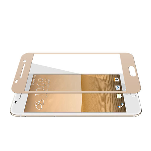 Ultra Clear Full Screen Protector Tempered Glass for HTC One A9 Gold