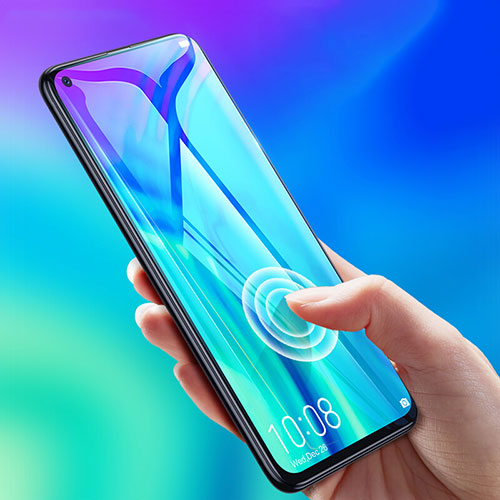 Ultra Clear Full Screen Protector Tempered Glass for Huawei Honor 20 Pro Black