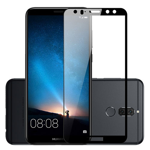 Ultra Clear Full Screen Protector Tempered Glass for Huawei Mate 10 Lite Black