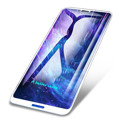 Ultra Clear Full Screen Protector Tempered Glass for Huawei P20 Lite White