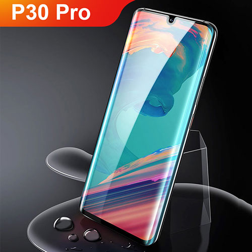 Ultra Clear Full Screen Protector Tempered Glass for Huawei P30 Pro New Edition Black