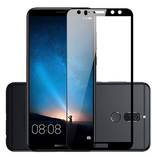 Ultra Clear Full Screen Protector Tempered Glass for Huawei Rhone Black