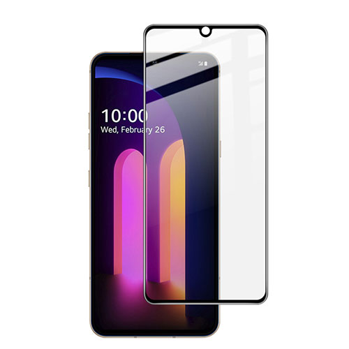 Ultra Clear Full Screen Protector Tempered Glass for LG V60 ThinQ 5G Black