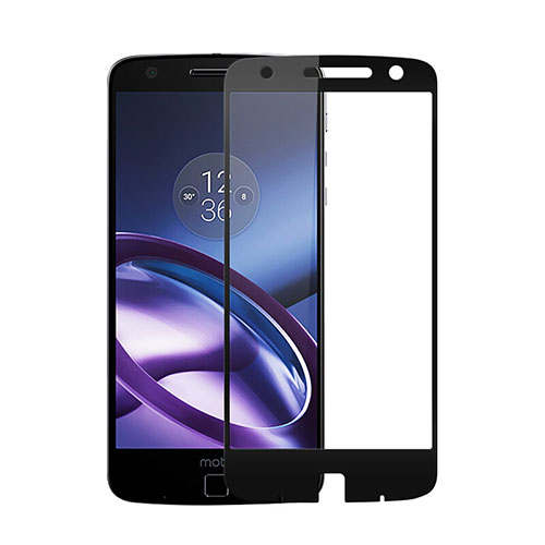 Ultra Clear Full Screen Protector Tempered Glass for Motorola Moto Z Black