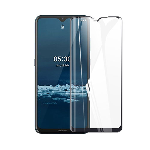 Ultra Clear Full Screen Protector Tempered Glass for Nokia 5.3 Black