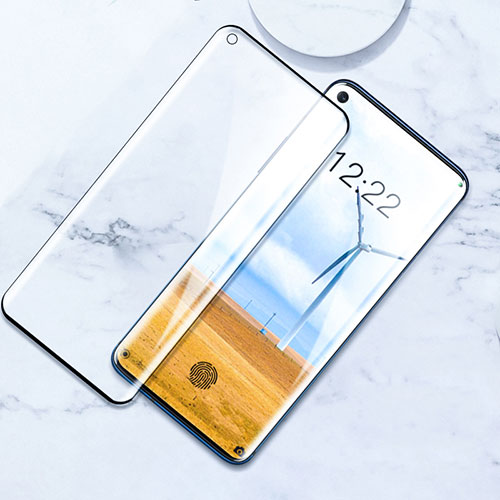 Ultra Clear Full Screen Protector Tempered Glass for OnePlus 8 Pro Black