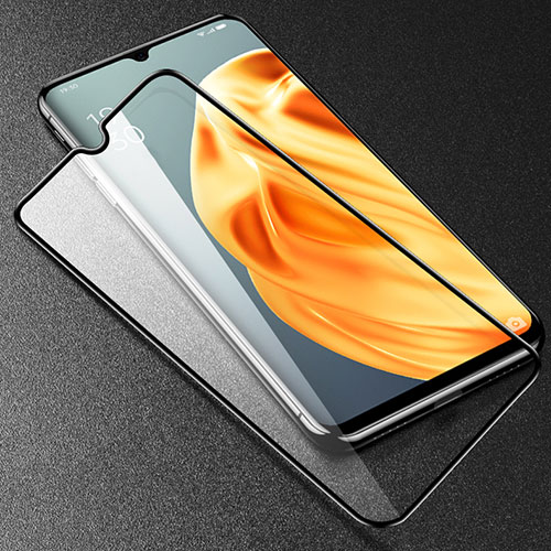 Ultra Clear Full Screen Protector Tempered Glass for Oppo A91 Black