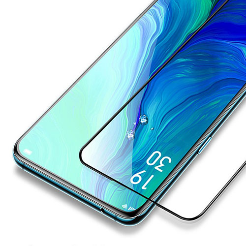 Ultra Clear Full Screen Protector Tempered Glass for Oppo Reno 10X Zoom Black